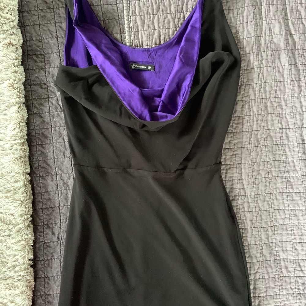 NWOT Cowl Mini Dress